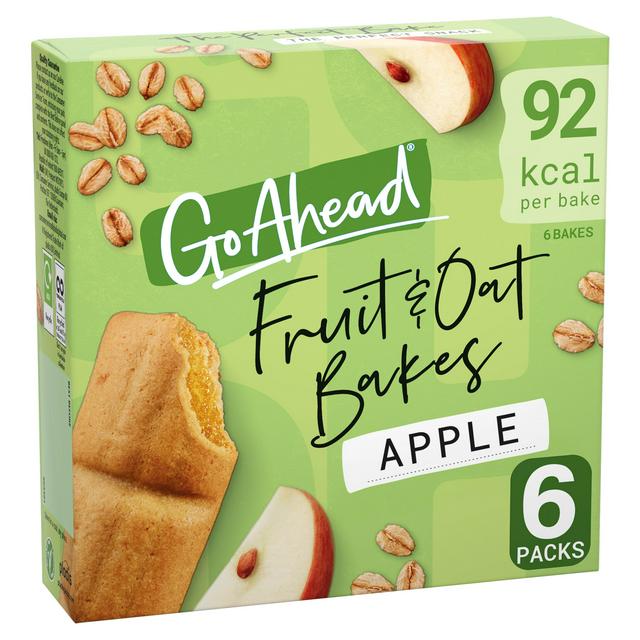 Go Ahead 6 x 25g Apple Fruit & Oat Bakes Multipack Snack Bars