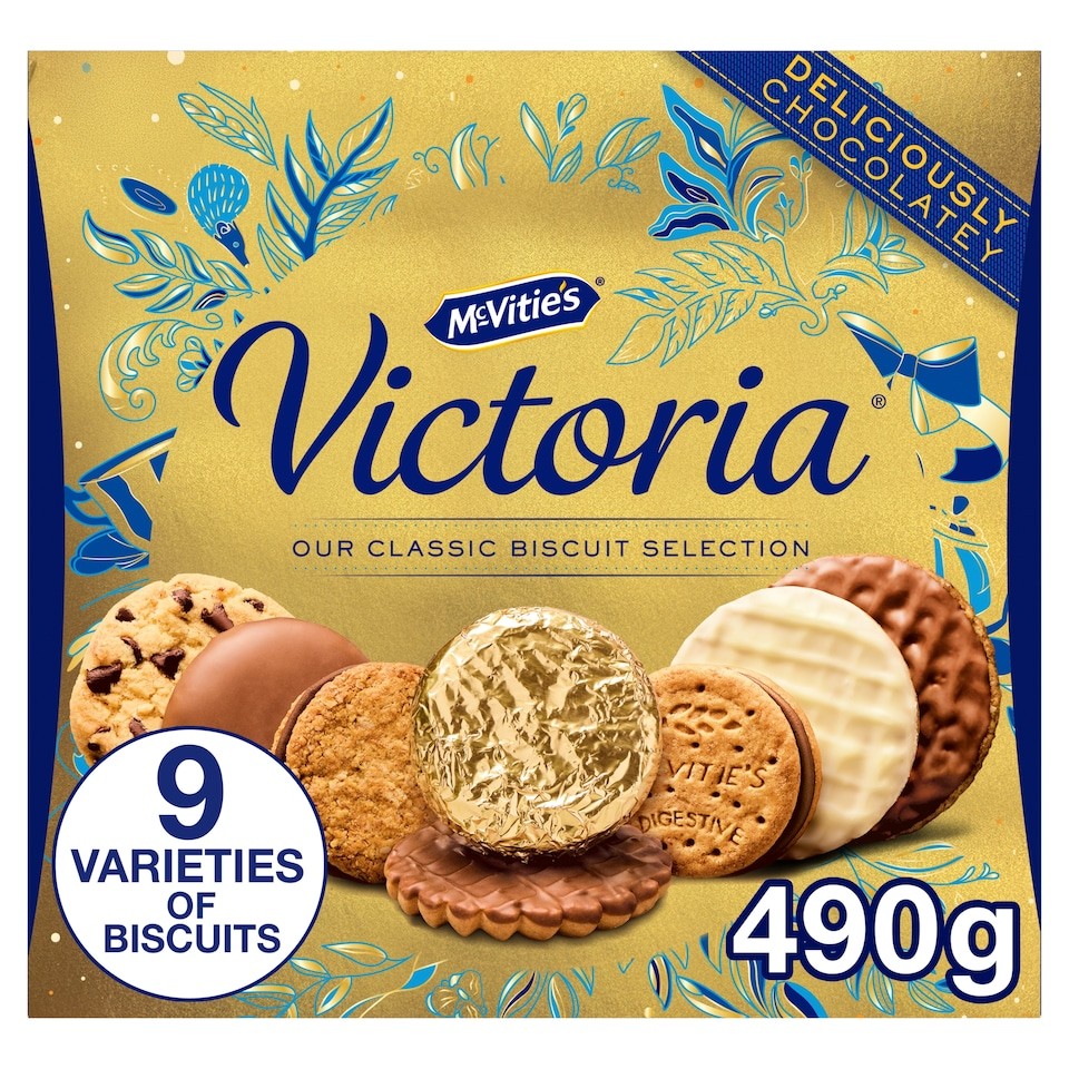 McVitie's Victoria Our Classic Gold Biscuits Selection 490g