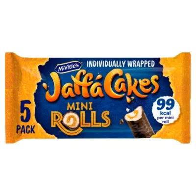 McVitie's Jaffa Cake Original Mini Rolls Multipack 5 x 26.6g, 133g