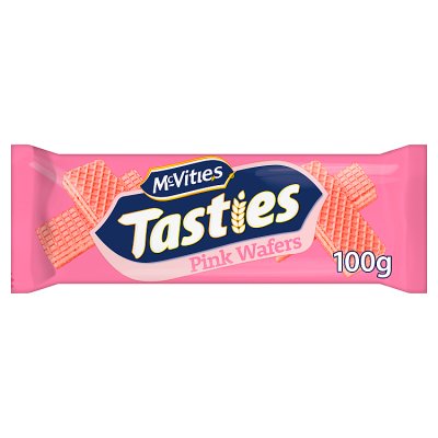 McVitie's Tasties Pink Wafers