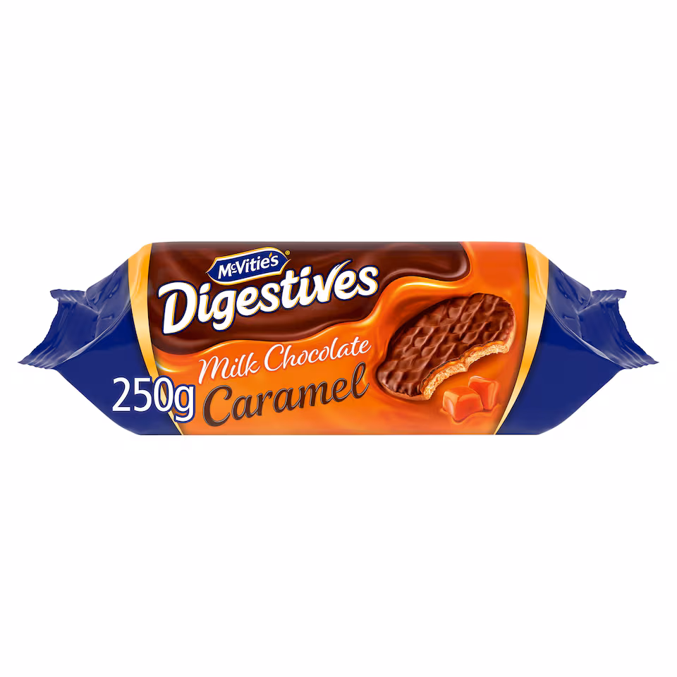McVitie's Milk Chocolate Digestive Biscuits - Caramel 250g
