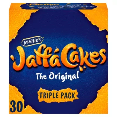 McVitie's Jaffa Cakes Original Chocolate Biscuits Triple Pack 3 x 10 Cakes, 330g