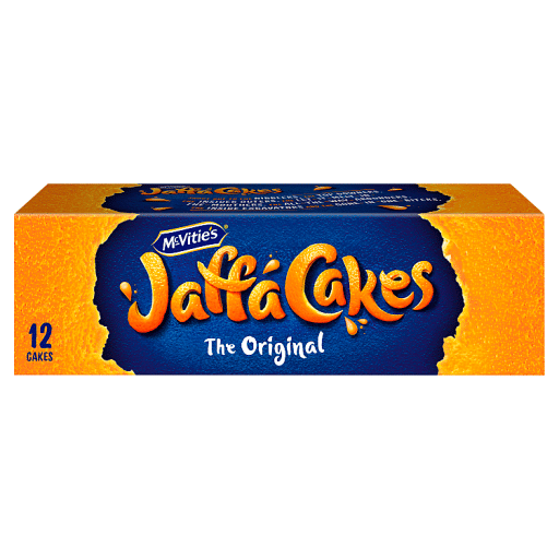 McVitie's Jaffa Cakes Original Chocolate Biscuits 12 Cakes, 132g