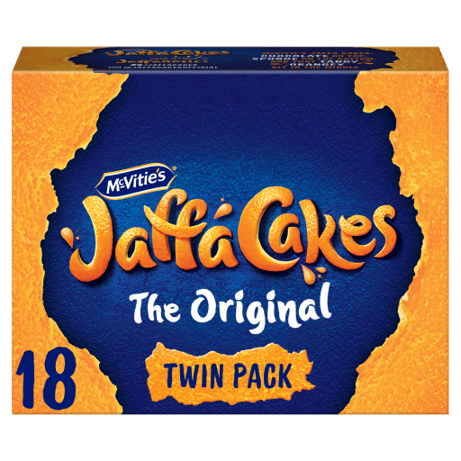 McVitie's Jaffa Cakes Original Chocolate Biscuits Twin Pack 18 Cakes, 198g