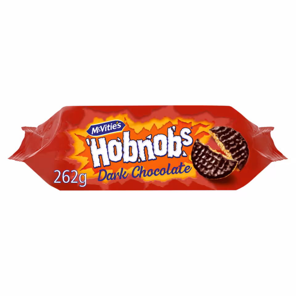 McVitie's Hobnobs Dark Chocolate Biscuits The Oaty One 262g