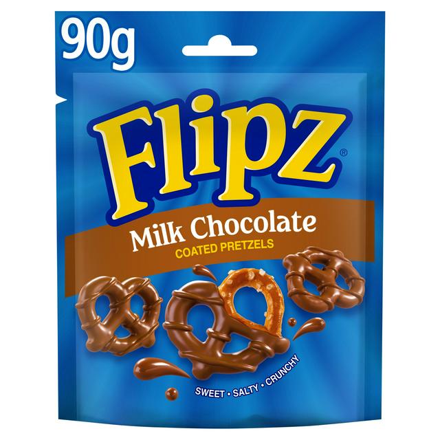 Flipz Milk Chocolate Covered Pretzels 90g