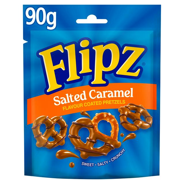 Flipz Salted Caramel Flavour Coated Pretzel 90g