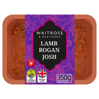 Waitrose Indian Lamb Rogan Josh Curry for 2