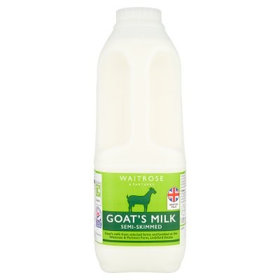 Waitrose Semi Skimmed Goats Milk