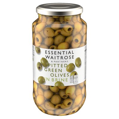 Essential Pitted Green Olives