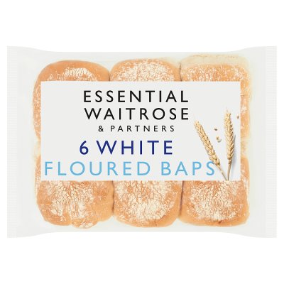 Essential White Floured Baps