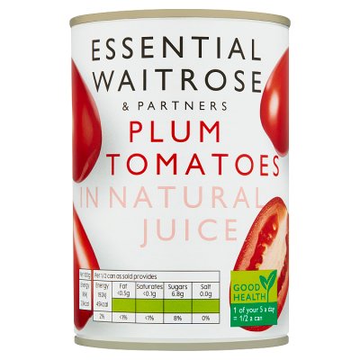Essential Plum Tomatoes in Natural Juice
