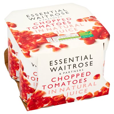 Essential Chopped Tomatoes in Natural Juice