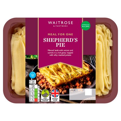 Waitrose Classics Shepherd's Pie for 1