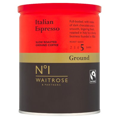 No.1 Italian Espresso Slow Roasted Ground Coffee