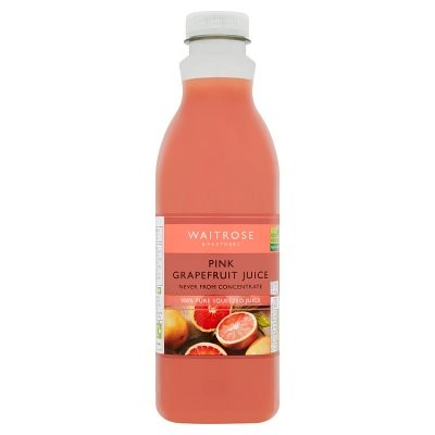 Waitrose Pink Grapefruit Fruit Juice