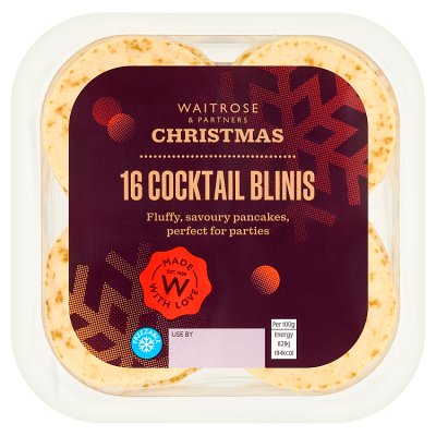 Waitrose 16 Cocktail Blinis