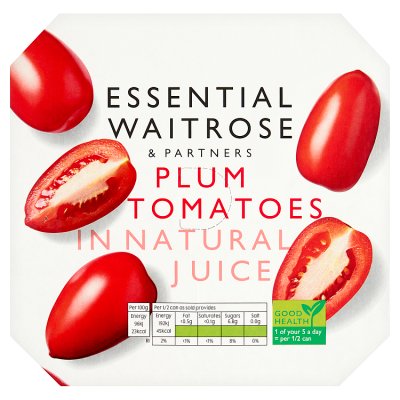 Essential Plum Tomatoes in Natural Juice