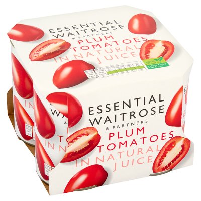 Essential Plum Tomatoes in Natural Juice