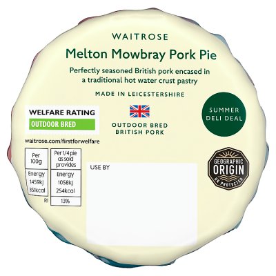 Waitrose Melton Mowbray Pork Pie