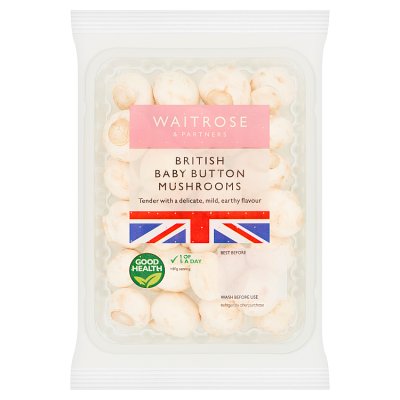 Waitrose Button Mushrooms