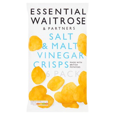 Essential Salt & Malt Vinegar Multipack Crisps