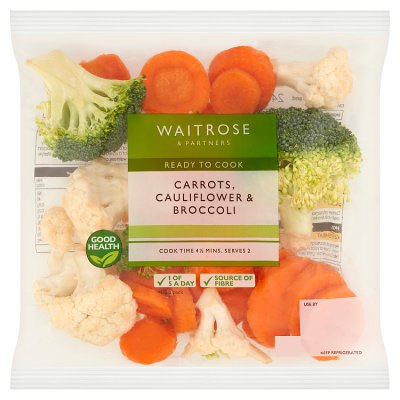 Waitrose Carrot, Cauliflower & Broccoli