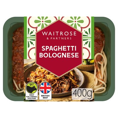Waitrose Italian Spaghetti Bolognese for 1