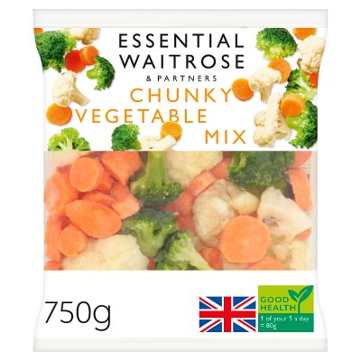 Essential Frozen British Chunky Vegetable Mix