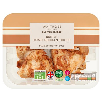 Waitrose Cooked Roast Chicken Thighs