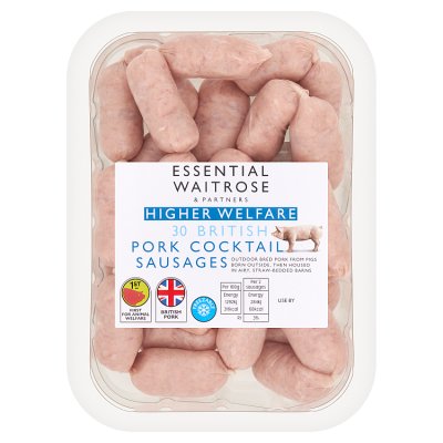 Essential 30 British Pork Cocktail Sausages