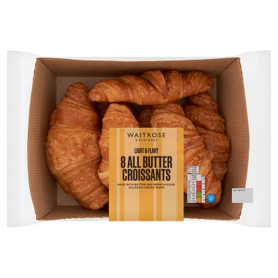 Waitrose 8 All Butter Croissants