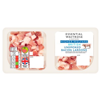 Essential British Unsmoked Bacon Lardons