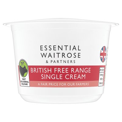 Essential Free Range Single Cream Small