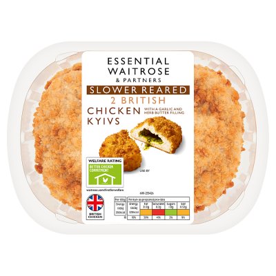 Essential 2 British Garlic And Herb Chicken Kyivs
