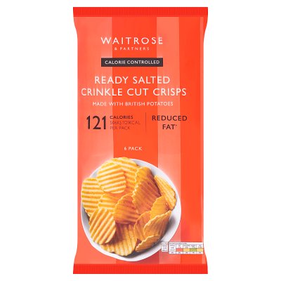 Waitrose LOVE Life Ready Salted Reduced Fat Multipack Crisps