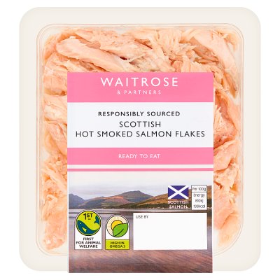 Waitrose Hot Smoked Scottish Salmon Flakes