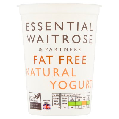 Essential Fat Free Natural Yogurt