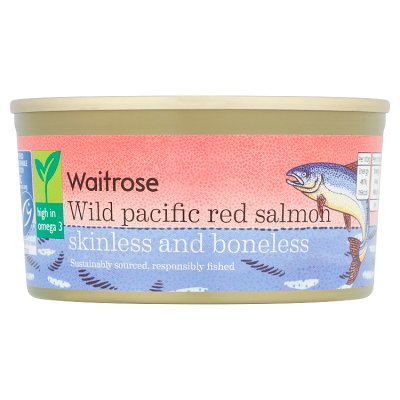 Waitrose Boneless Wild Red Salmon