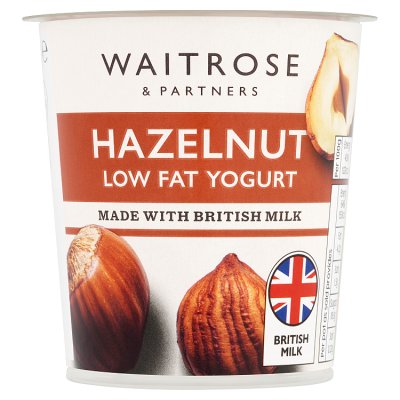 Waitrose Hazelnut Low Fat Yogurt
