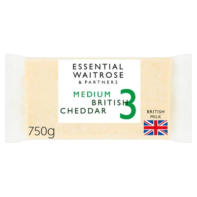 Essential Medium Cheddar Cheese Strength 3 Extra Large