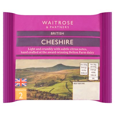 Waitrose Crumbly Cheshire Cheese Strength 2