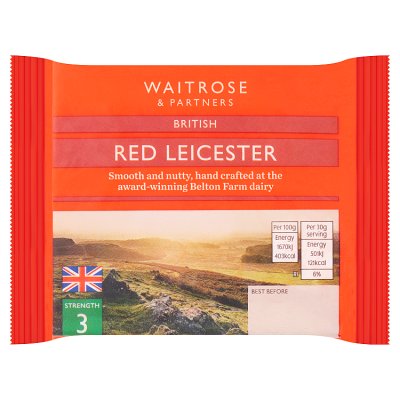 Waitrose Belton Red Leicester Cheese Strength 3