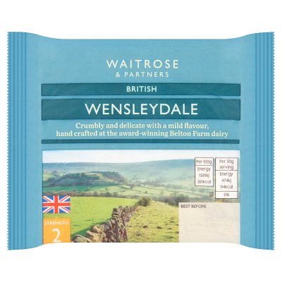 Waitrose Crumbly Belton Wensleydale Cheese Strength 2