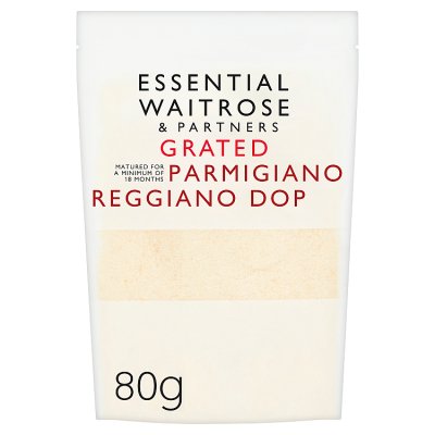 essential Waitrose grated Parmigiano Reggiano cheese