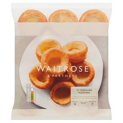 Waitrose Frozen 12 Yorkshire Puddings