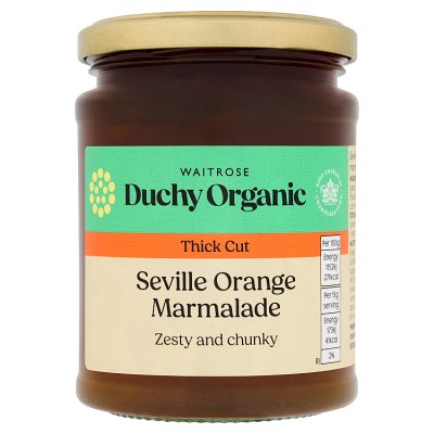 Duchy Organic Seville Orange Thick Cut Marmalade