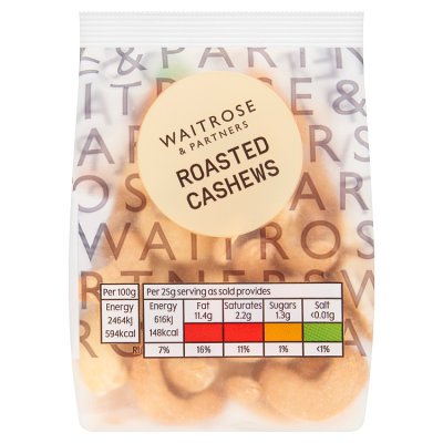 Waitrose LoveLife Roasted Cashews