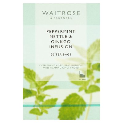 Waitrose Peppermint Nettle & Ginkgo 20 Tea Bags