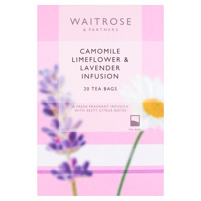 Waitrose Camomile, Limeflower & Lavender 20 Tea Bags